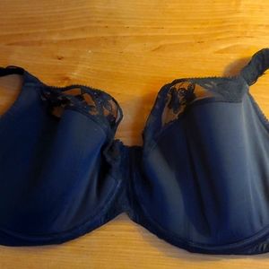 Cacique Black 40G Soft Cup Seamed Lace Bra